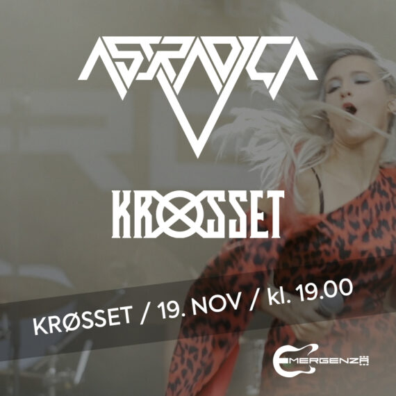 Astradica spiller på Krøsset i Oslo lørdag 19. november
